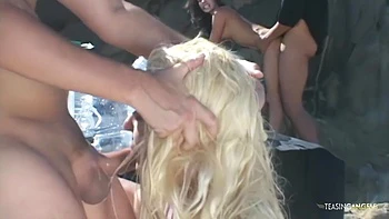 Vanessa Lane And Cindy Crawford In They Got This Blonde Bitches Bag So She Ended Up In A Wild Desert Orgy