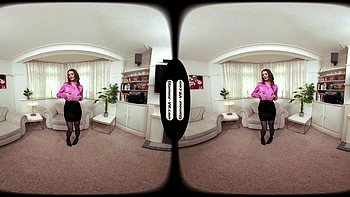 Brook Logan Secretary Provides Special Upskirt JOI Tease For