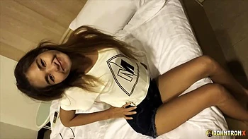 JohnTronX  - Watch how I banged and creampied this Asian hottie from behind: Porn