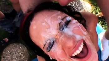 Real amateur skanks have group sex at slutty party in hi def