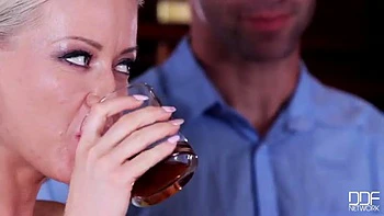 Vicktoria and Bianca making nice teamwork on cock: Blowjob, Onlyfans  Milf Porn