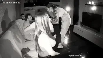 Young Chicks Flirt With Guests Sexy Dance Party