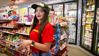 Sex with the mini market cashier