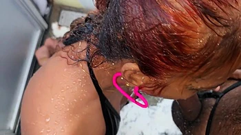 Bathroom Romance Blowjob And Pussy Fuck Nilmini Shero