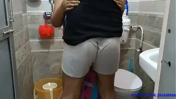 Ever best XXX fuck with hotel service boy in  the bathroom | Hotty Jiya Sharma