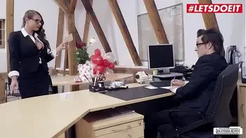 LETSDOEIT - (Sexy Susi, Conny Dachs) - Boss Fucks His Big Tits Secretary On Valentines Day