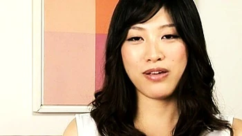 Close up POV of teen sucking cock