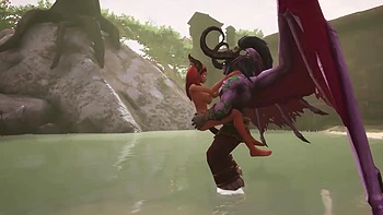 Illidan Stormrage Stand Lift and Carry Fucks a Hot Redhead Elf - Warcraft Parody