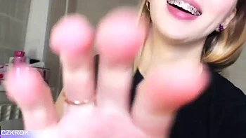 Braces: Amateur, Bongacams  Braces Tease Porn