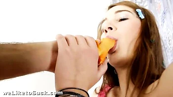 We Like To Suck featuring Alexis Crystal's orgasm clip