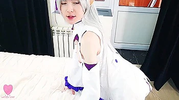 Innocent Elf Emilia From Re:zero Was Passionately Fucked