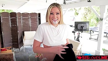 River Lynn In Stepbrother Jay Helping Out His Stepsister