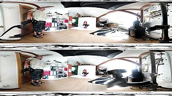 Stunning doxy at virtual reality smut