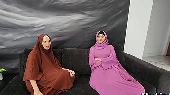 Hot brunette Aubrey Babcock fucks with her boyfriend and Sophia Leone in pov style