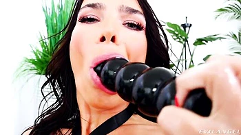 Good anal fuck in the doggy style with a long-legged brunette Ivy Ireland