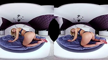 Blonde ride ft. Cherry Kiss: Blowjob, Cowgirl  Missonary VR Porn