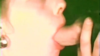 American Vintage Cute Blonde Girl Has A Threesome With Two Guys Loving Pussy