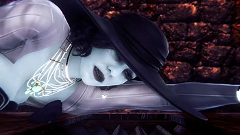 Alcina Dimitrescu Takes Anal Beads Dildo up Her Ass - Resident Evil Village Porn Parody