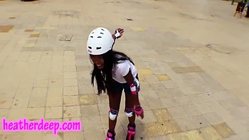 Hd Asian Beauty First Time Roller Staking Sucking Big Dick Deep Throat Throat