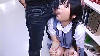 He attacks her in a deserted place, fingers her, makes her give him a blowjob, and then swallows his cum.