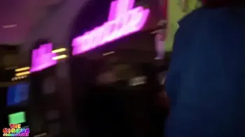 Michael Myers fucks Ebony Mystique on the Las Vegas Strip