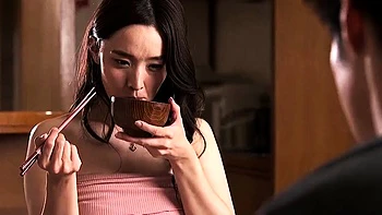 Japanese teen blowjob with creamy mustache