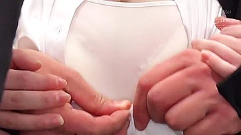 A Busty Girl Stubbornly Hiding Her Nipples Gets Oiled Up Until Her Hands Are Sensitive And Shes Unguarded! 3 Tsukimi Wakaba