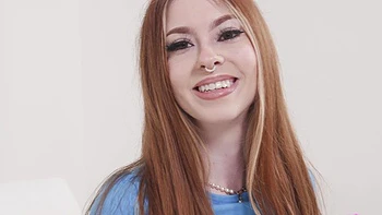 Skinny Redhead Takes 12 Inches Featuring Explicit Kait With Damion Dayski