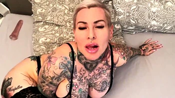 SEXY BIG BOOBS BLONDE ANAL MASTURBATION