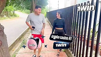 Passed-off gym instructor neighbor takes advantage of super-fucking-hot 18-year-old Latin dame for rough, rock