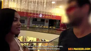 Hot tan lines on Colombian model's perfect tits makes me CUM HARDER