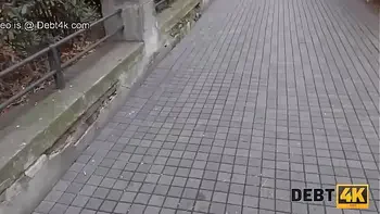 DEBT4k. Debt collector tracks down sexy bride and they have affair