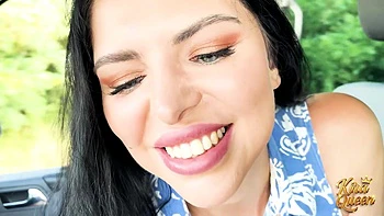 Kira Queen Is Rescued From The Road And Fucks Her Helpful Driver