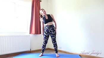 Yoga Workout with Red