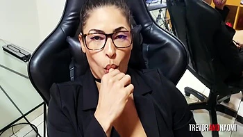 My Boss Wont I Couldnt Resist And Sat On His Dick