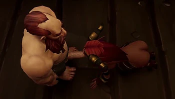 Dwarf Has Fun with an Elf - Warcraft Parody