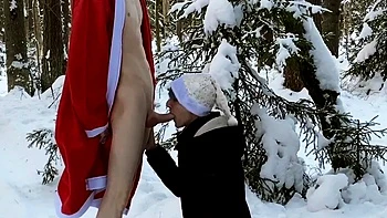 Matty and Aiden (mattyaiden) – a festive blowjob in the