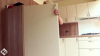 Blonde Slut Wife Teases the Handy Man