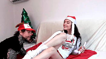 Deepthroat Queen Catherine Knight Tag Teamed & Creampied On Christmas