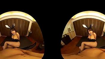 VR Sex with Bunny Babe: Blowjob, Cowgirl  Virtual Reality Porn