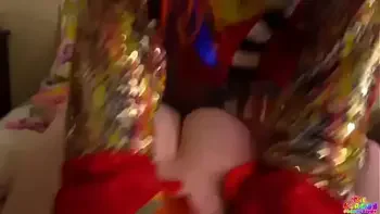 Mia Dior Getting Her Pussy Punished by Gibby The Clown