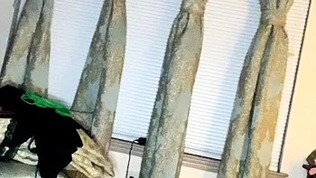 Chubby Brunette Big Boobs Dildo Masturbation