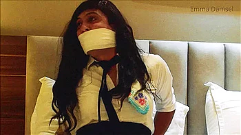 Schoolgirl Bound Gagged