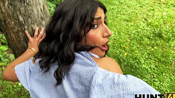 Denis Marti and Lola Danger enjoy passionate sex in the open air