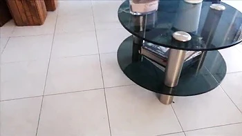 Yvonne Makes Him Cum After Gym With Her Sweaty Feet Handjob