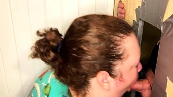 Glory Hole Blowjobs and Brunettes