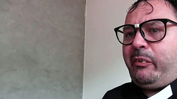 Blonde teen gives handjob and blowjob