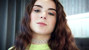 Brunette Megan Marx seduces her stepbrother to fuck her in panties.