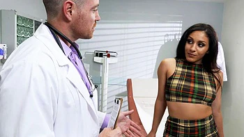 Doctor check up ft. Vanessa Cage: Blowjob, Cowgirl  Spooning Porn