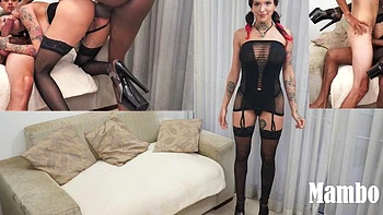 Brazilian Cutie Qween Goddess Fucked By Very Big Cocks In All